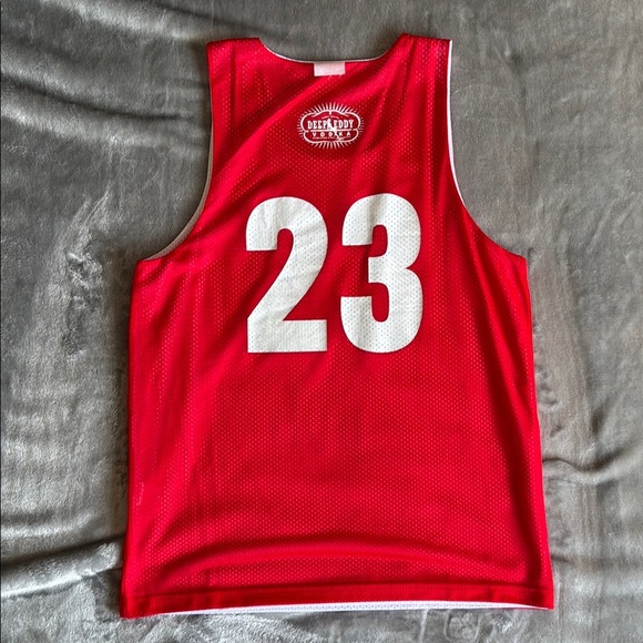 EUC Sport-Tek Large Red “Upstairs Pub” Jersey - Picture 2 of 2